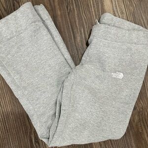 The North Face Women's Gray Straight Leg Sweat Pants